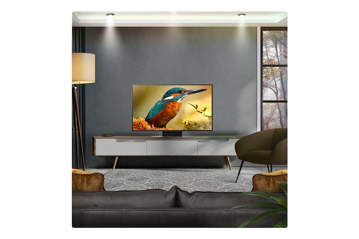 Splashes of paint burst from the floor up in diverse colors. Intertrek certification for 100% Color Volume to DCI-P3. The title talks about LG’s new and unique wide color gamut technology that allows you to see vivid color on your screen.